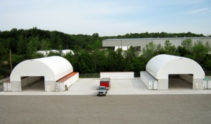 Abri de conteneur maritime sur mesure à prix d'usine avec toit en tissu PVC et structure en acier - Product Image 4