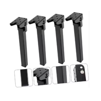 Pieds de support pliables modernes en métal Lingtian pour meubles, table à café, armoire de rangement, chambre et cuisine
