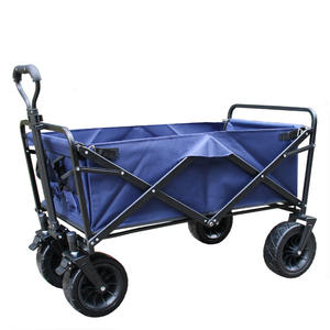 Chariot de camping portatif à quatre roues, chariot à traction, pour pique-nique, de haute qualité - Product Image 5