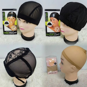 Letsfly Perruque sans colle économique, outil de couture pour extensions capillaires et travaux d'aiguille, filet de fabrication de perruques noires, pince à cheveux, bande élastique - Product Image 1
