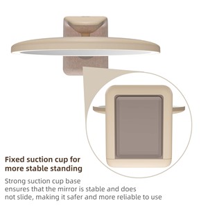 Thông minh 3 màu các nhà sản xuất bán buôn vòng tròn vẻ đẹp xách tay LED vòng <span class=keywords><strong>Vanity</strong></span> với đèn sạc thắp sáng gương trang điểm - Product Image 6