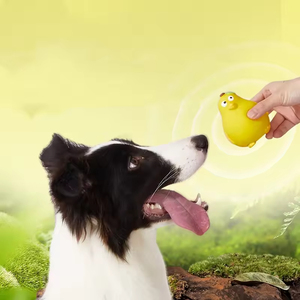 Nuevo Juguete Masticable con Sonido de Pato Amarillo para Mascotas, Juguete Interactivo para Perros, Alivio para la Irritación Dental, Juguete de Látex con Forma de Rana - Product Image 6