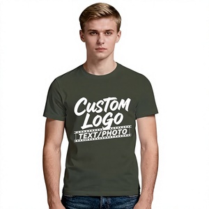 Custom Printed Breathable Premium Quality Men's Red O-Neck Short Sleeve T-Shirt with Logo Text Photo Design Casual Jersey Cotton - Product Image 6