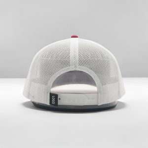 Gorras de béisbol trucker de algodón ajustadas para exteriores con logotipo personalizado, parche bordado de 6 paneles, malla y visera ligeramente curvada Ri 112 - Product Image 5