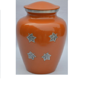 Fabricante de proveedor de la cremación las cenizas urnas con mármol acabado Metal clásico Funeral urnas - Product Image 3