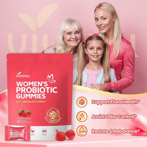 Gomitas Probióticas para Mujeres, 5 Mil Millones de UFC, Sabor Arándano, 60 Unidades, Veganas, Sin Azúcar, Prebióticos que Aumentan la Energía, <span class=keywords><strong>Suplemento</strong></span> 3 en 1 - Product Image 2