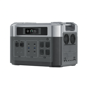 เครื่องกำเนิดไฟฟ้าพลังงานแสงอาทิตย์ BP2000 แบบขยายได้ 2048Wh 4000W คลื่นไซน์บริสุทธิ์ พร้อมเครื่องอัดอากาศ ใช้ได้กับรถยนต์ สถานีพกพา - Product Image 1