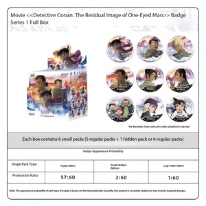 名探偵コナン 盲目証言バッジシリーズ 日本製ブリキバッジ-オリジナルパッケージ Hz08 - Product Image 4
