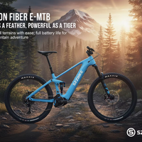 Bafang Frame M820, motor medio de 48V 835wh, fibra de carbono, suspensión completa, personalización, nuevo producto, ideas, 2025, DPC030,