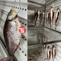 Armoire commerciale industrielle déshydrateur de séchoir de poisson de fruits légumes de nourriture déshydrateur de feuille de fleur épicée d'herbe d'air chaud sécheur de four