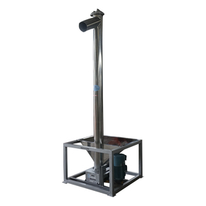 Nouveau convoyeur à vis vertical en acier inoxydable pour matériaux en poudre et granulaires avec transport vertical incliné, durable et résistant à la chaleur - Product Image 1