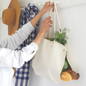 Sac de rangement pour fleurs en toile de style nordique, sac fourre-tout portable pour fleurs séchées, sac cadeau pour bouquet, panier de courses créatif pour l'extérieur - Product Image 2
