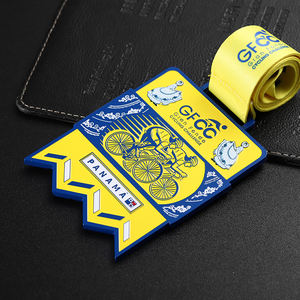 Medaglie Sportive in Metallo Smaltato <span class=keywords><strong>per</strong></span> Ciclismo, Medaglie in Lega di Zinco con Logo <span class=keywords><strong>per</strong></span> Eventi Ciclistici, <span class=keywords><strong>Regalo</strong></span> <span class=keywords><strong>per</strong></span> Ciclisti - Product Image 3