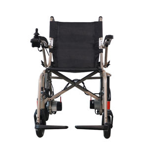 Fauteuil roulant de batterie au lithium léger pliable portatif fauteuil roulant électrique pliant motorisé pour les handicapés - Product Image 4