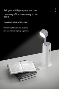 Smart Home Folding LED Desk Lamp with Speed Dimming Eye Charging <b>Book</b> <b>Light</b> with Flashlight and Phone Holder Function - Product Image 5