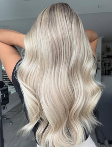 วิกผมลูกไม้แบบตรง9x5วิกผมแท้สีบลอนด์แอชสีเทา<span class=keywords><strong>ไฮ</strong></span><span class=keywords><strong>ไล</strong></span><span class=keywords><strong>ท์</strong></span>แบบรัสเซีย - Product Image 6