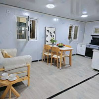 Maison préfabriquée à faible consommation d'énergie FLKT Smart Living, maison de luxe en conteneur extensible de 20 pieds ou 40 pieds, kit de maison modulaire pliable