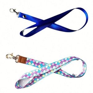 Custom Logo Jacquard <b>Polyester</b> <b>Lanyard</b> Thermal Transfer Printing Durable Eagle Hook Custom Colors Woven Neck <b>Lanyard</b> Promotion - Product Image 1