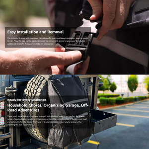 Bolsa de basura <span class=keywords><strong>para</strong></span> neumáticos de repuesto AMBITION, la solución definitiva de almacenamiento <span class=keywords><strong>para</strong></span> <span class=keywords><strong>coche</strong></span>, pieza de aterrizaje, <span class=keywords><strong>leña</strong></span>, agua, camping, esencial y más camuflaje - Product Image 2