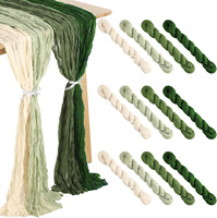 Nappe de table en gaze en gros, couleur ivoire nude, pour décoration de mariage, style bohème chic et rustique