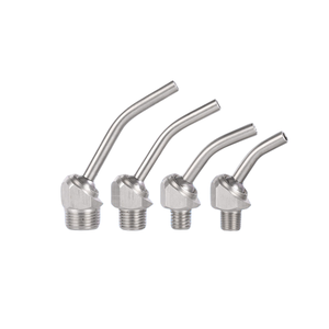 Herramienta de refrigeración de torre de torno CNC de riel inclinado, tubo doblado de bola Universal de alta presión de acero inoxidable con cabezal de pulverización de tornillo externo - Product Image 2