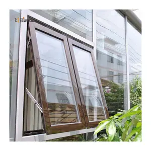 Tegood Modern Aluminum Top Hung Fixed Casement Window