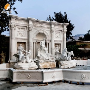 Grande <span class=keywords><strong>fontaine</strong></span> d'eau en marbre Fontana Di Trevi <span class=keywords><strong>de</strong></span> luxe à vendre - Product Image 4