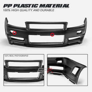 Matériau PP pour NISSAN Skyline R34 GT-R BNR34 NSM ZT pare-chocs avant ajustement parfait - Product Image 2