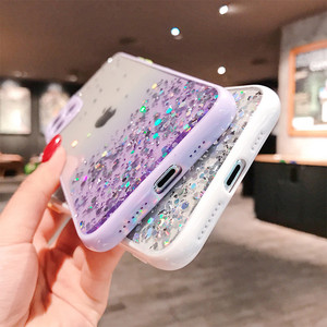 Bling Phone Case For <span class=keywords><strong>iPhone</strong></span> 14 13 12 11 Pro Max TPU étui à paillettes pour <span class=keywords><strong>iPhone</strong></span> 14 12 11 Pro Max Candy Color Camera Phone Case - Product Image 6