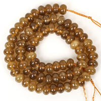 Perles de pierre naturelle AsVrai U 5x8mm, quartz blanc, agate, jaspe, perles rondes pour la fabrication de bijoux, accessoires de bricolage, bracelet