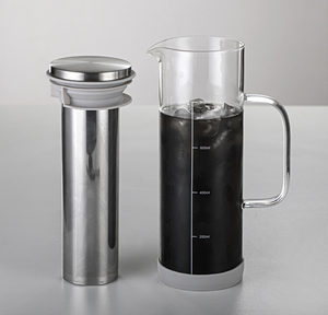 Kingze-<span class=keywords><strong>Cafetera</strong></span> <span class=keywords><strong>de</strong></span> estilo italiano <span class=keywords><strong>de</strong></span> 800ml Espresso, tetera <span class=keywords><strong>de</strong></span> cristal portátil, <span class=keywords><strong>jarra</strong></span> <span class=keywords><strong>de</strong></span> <span class=keywords><strong>filtro</strong></span> <span class=keywords><strong>de</strong></span> agua para uso doméstico, OEM Business - Product Image 5