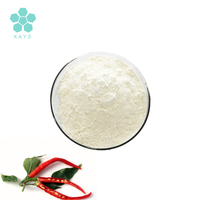 Extrait naturel pur de capsicum, poudre de capsaïcine à 1%