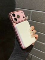 Coque de téléphone de luxe à chargement magnétique sans fil par électroplaqué, transformable, pour iPhone 12 13 14 15 16 17 18 Pro Max