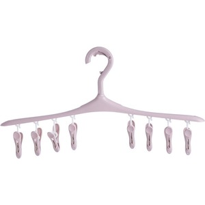 Colgador de Ropa para Bebé con 8 Pinzas, Tendedero Multifuncional Resistente al Viento, Colgador Portátil para Calcetines, Ropa Interior y Lavandería - Product Image 1