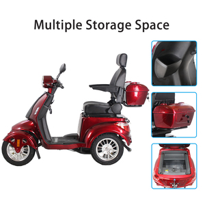 KSM-910 Electric Vehicle Double Seat Buy Heavy Duty 4 Wheel Electronic Road Mobility <b>Battery</b> <b>Operated</b> Safe Scooter Elderly - Product Image 3