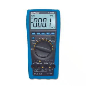 Multimètre numérique TRMS Metravi 19-TRMS, précision 0,5 %, 0-1000 V, étanche à la poussière, affichage 4 chiffres, courant 20 A, usage industriel et domestique - Product Image 1