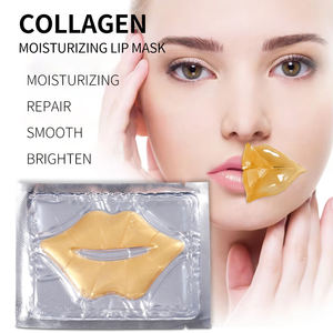 Mascarilla Labial de Hidrogel con Péptidos para el Cuidado de los Labios, Blanqueadora, de Marca Privada, con Aloe Vera, Colágeno y Ácido Hialurónico, 24 Quilates de Oro - Product Image 3