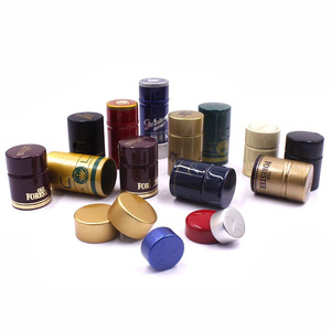 Capsules en aluminium personnalisées en gros, film rétractable pour capsule de bouteille de vin, joint avec déchirure - Product Image 1