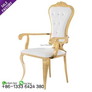 Silla de Acero Inoxidable para Eventos y Fiestas, Alquiler de Muebles para Banquetes y Bodas, Decoración para Novias, Venta al por Mayor de Foshan Sinoperfect - Product Image 2