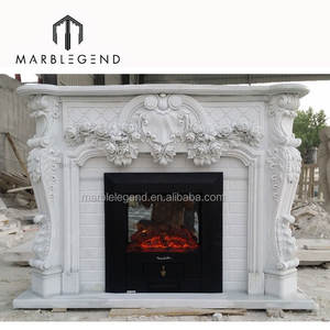 Cornice per Caminetto in Marmo Italiano per Decorazione di Castelli e Palazzi - Product Image 1