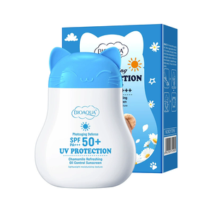 BIOAOUA <span class=keywords><strong>Crema</strong></span> Solare Rinfrescante e Illuminante Orsetto con Olio di Rosa e Camomilla per il Controllo <span class=keywords><strong>dell</strong></span>'Olio - Edizione Internazionale - Product Image 2