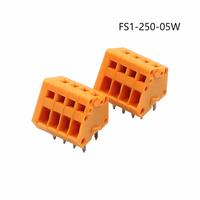 Bloc de bornes électriques AOSI FS1-254-05 2,54 mm 2 3 4 5 6 pôles