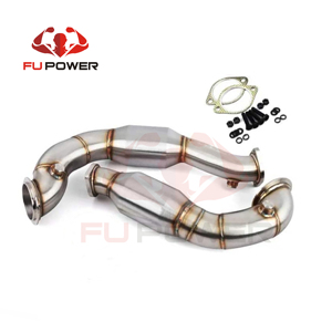 Tuyau de descente à haut débit en acier inoxydable 3 "N54 2007-2011 335Xi E90 <span class=keywords><strong>E92</strong></span> - Product Image 3