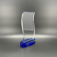 Plaques de récompense en cristal transparent K9 personnalisées, de bonne qualité, très vendues en Chine