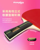 Raquette de tennis de table personnalisée, professionnelle, haute performance, caoutchouc approuvé, raquettes de ping-pong avec housse pour débutants