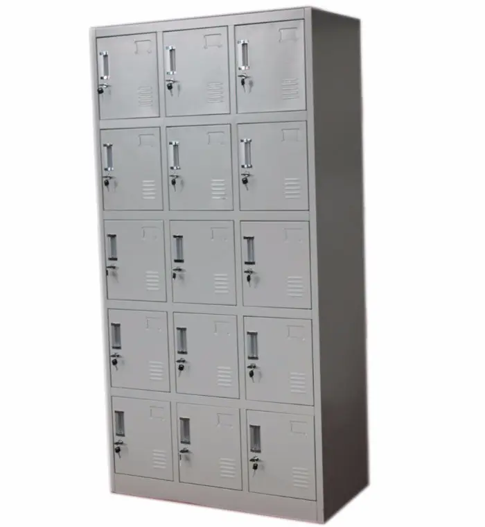 Goedkope Home Gym Opslag Garderobe Stalen Locker Kast Enkele Deur Kleding Personeel Metalen Locker