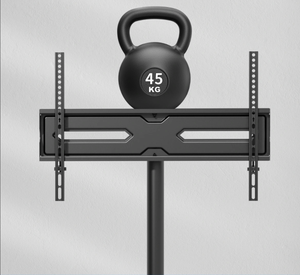 Cavalletto cavalletto inclinabile regolabile <span class=keywords><strong>in</strong></span> altezza supporto <span class=keywords><strong>TV</strong></span> supporto per schermo curvo piatto da <span class=keywords><strong>32</strong></span> <span class=keywords><strong>pollici</strong></span> a 75 <span class=keywords><strong>pollici</strong></span> con gestione cavo - Product Image 3