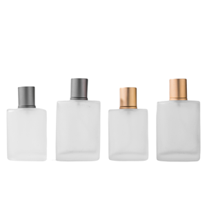 Flacons de parfum en verre, forme cylindrique/carrée, surface mate transparente, impression sérigraphique, type de pulvérisation, 30ml 50ml 100ml, bouchon à vis. - Product Image 4