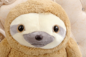 Échantillon gratuit Kawaii adopter moi grand oreiller Animal en peluche paresseux blanc et jaune peluche jouet poupée douce éducation cadeau pour tout-petits - Product Image 2