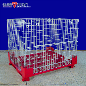 Thùng chứa dây kim loại bền công suất cao có thể gấp lại và phù hợp để sử dụng làm lồng kho - Product Image 2